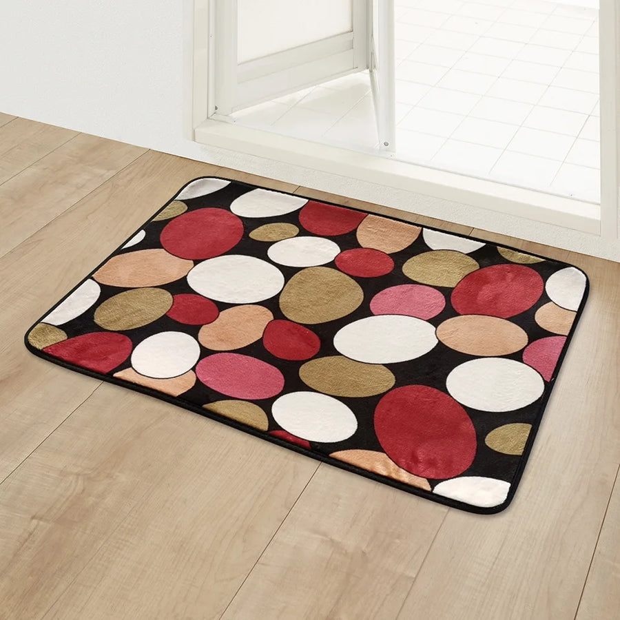 Home Entrance and Bedroom Floor Doormat Coral Fleece also for Kitchen and Bathroom