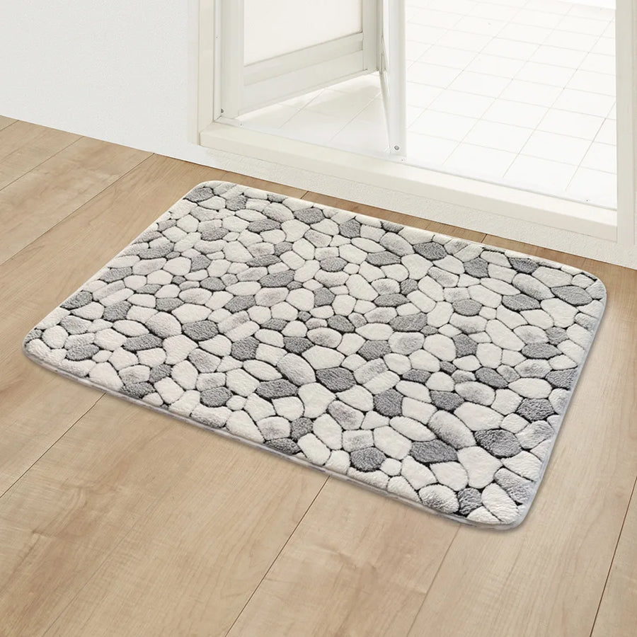 Home Entrance and Bedroom Floor Doormat Coral Fleece also for Kitchen and Bathroom