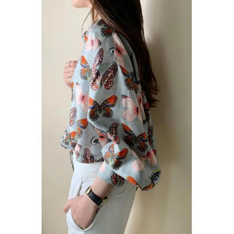 Long Sleeved Shirt For Ladies Korean Style