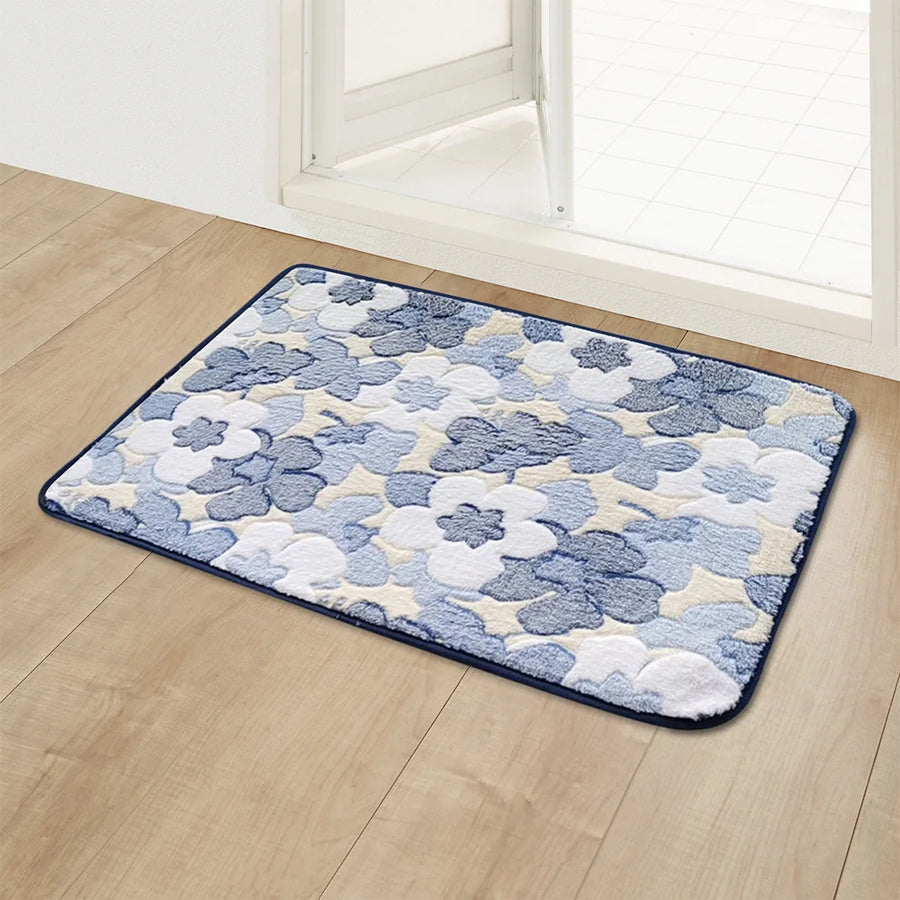 Home Entrance and Bedroom Floor Doormat Coral Fleece also for Kitchen and Bathroom