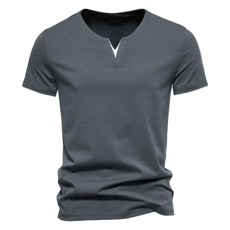 Noble Henley T-Shirts for Men Cotton Slim Fit