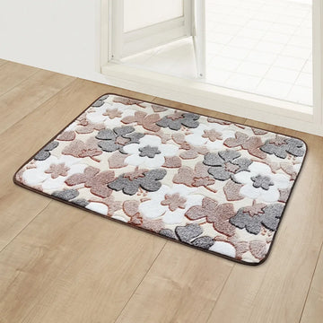 Bedroom Floor Doormat Coral Fleece for Kitchen