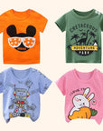 Colourful Summer T-Shirt For Kids 100% Cotton