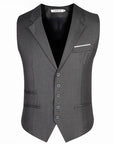 Slim Fit Dress Vests For Men