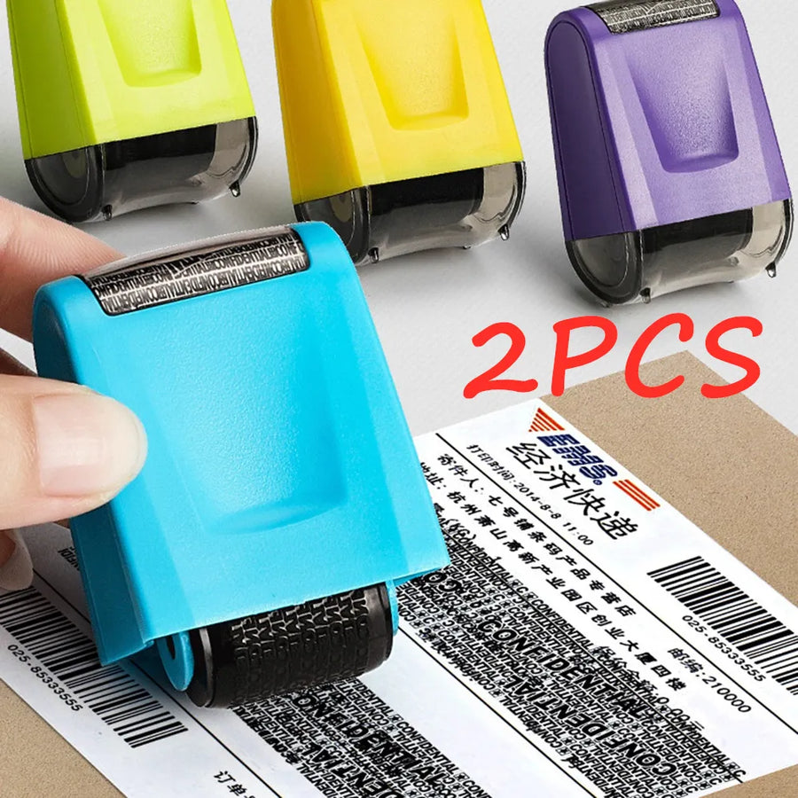 Stamp Roller ID Seal Smear Anti-Theft Protection