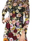 High Quality Flower Embroidery Mini Dress for Women