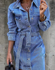 Full Sleeve Denim Dress