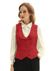 Double Breasted Vest For Ladies