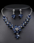 Luxury Crystal Earrings and Necklace