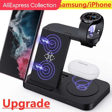 Wireless Charger Stand For iPhone and Samsung