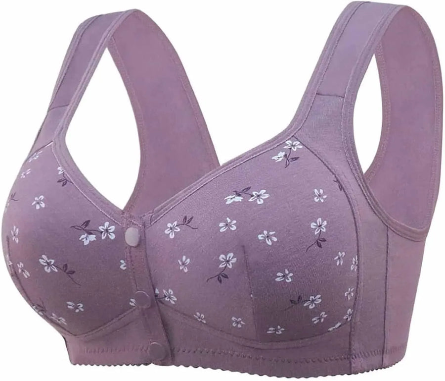 Comfortable Daisy Cotton Bra for Women