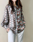 Long Sleeved Shirt For Ladies Korean Style