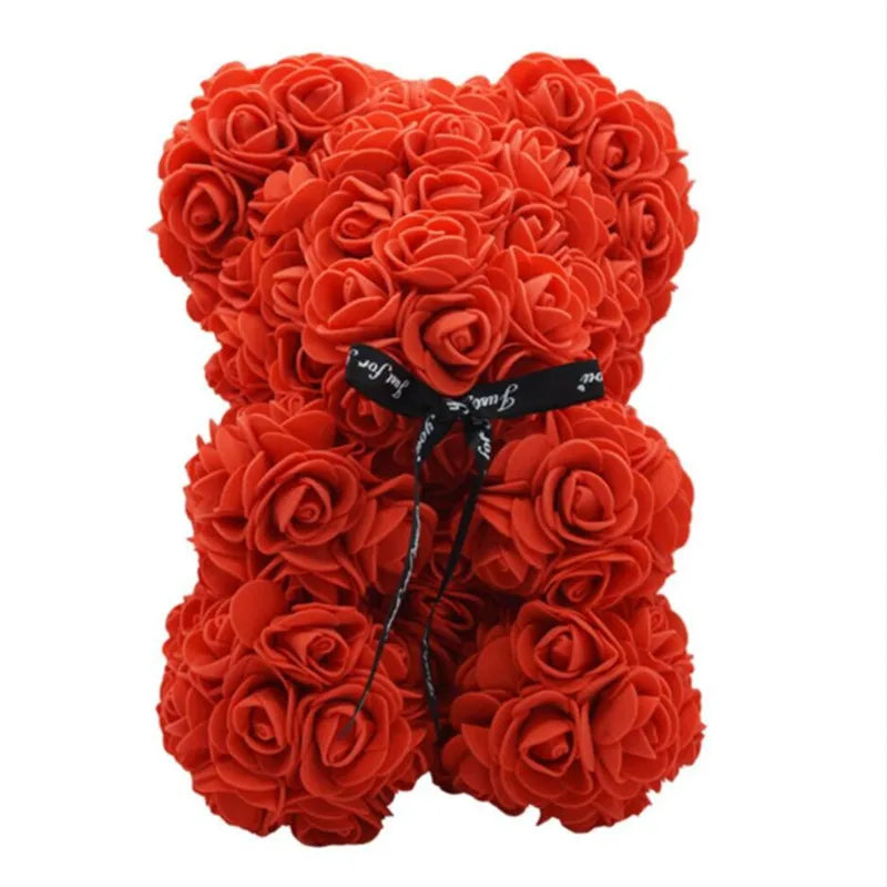 Rose bear 25 cm