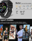 Elegant Smartwatch for Men Touch Bluetooth Sports Android IOS