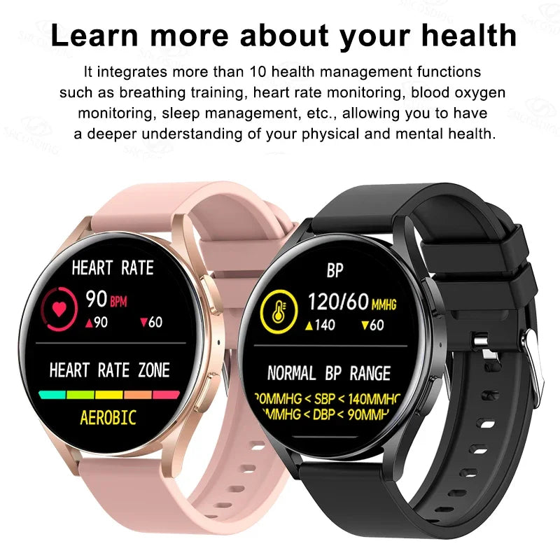 Elegant Smartwatch for Men Touch Bluetooth Sports Android IOS