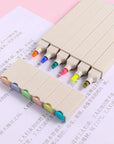 6Pcs/Set Color Soft-head Highlighter