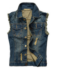 Quality Denim Vest For Male